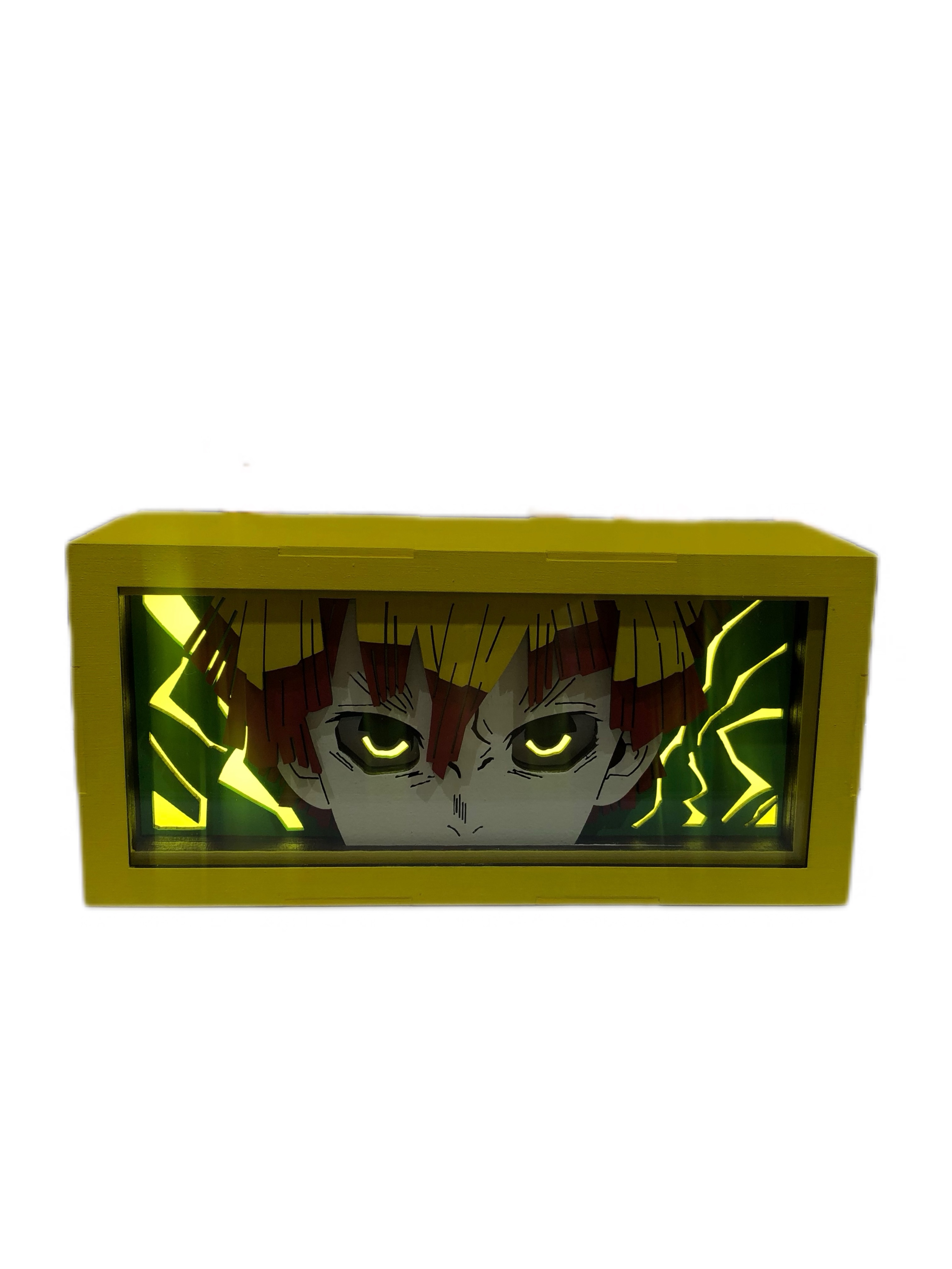 لایت باکس طرح زنیتسو انیمه شیطان کش (demon slayer)