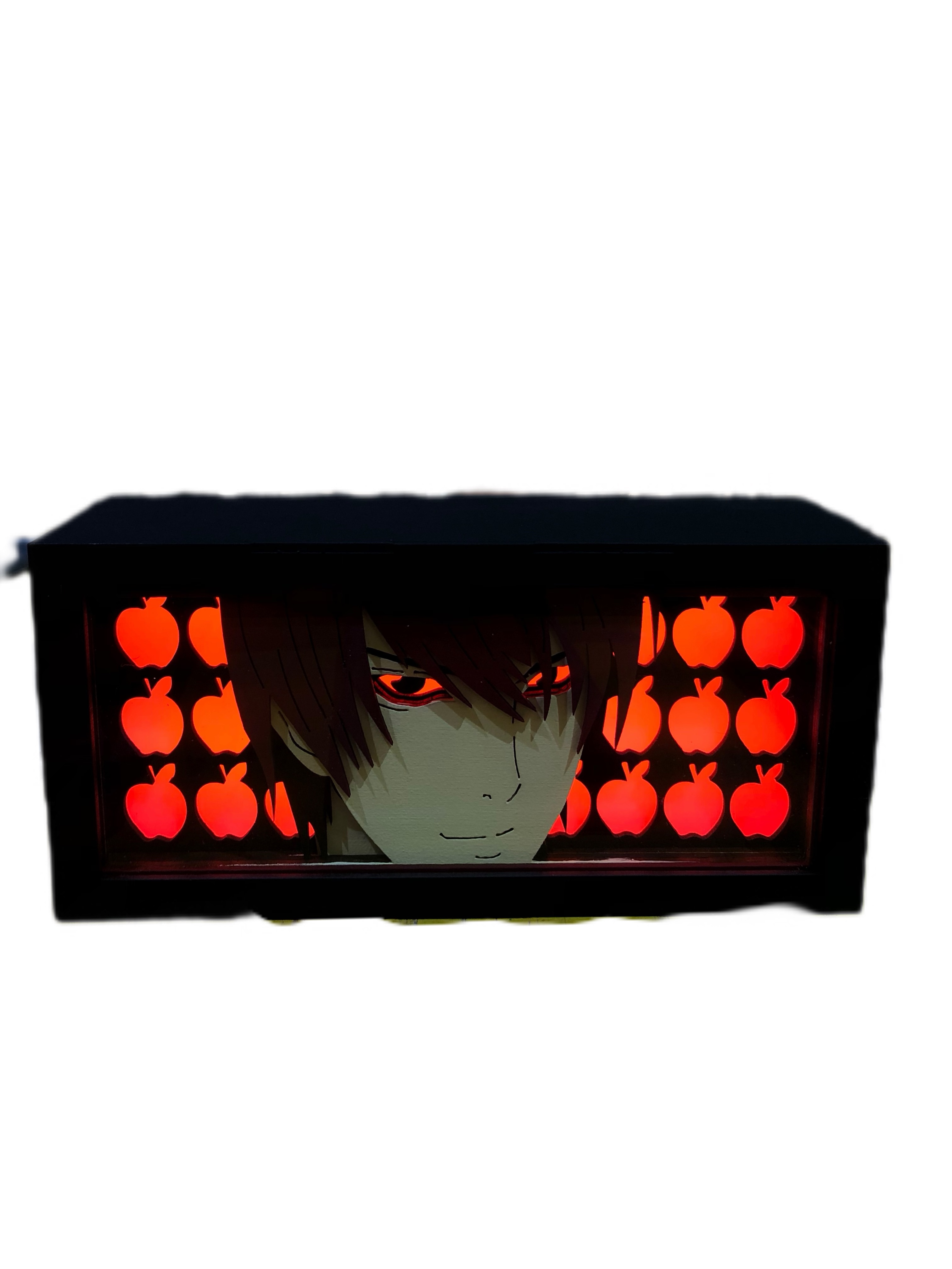 لایت باکس طرح لایت یاگامی انیمه دفترچه مرگ (death note)