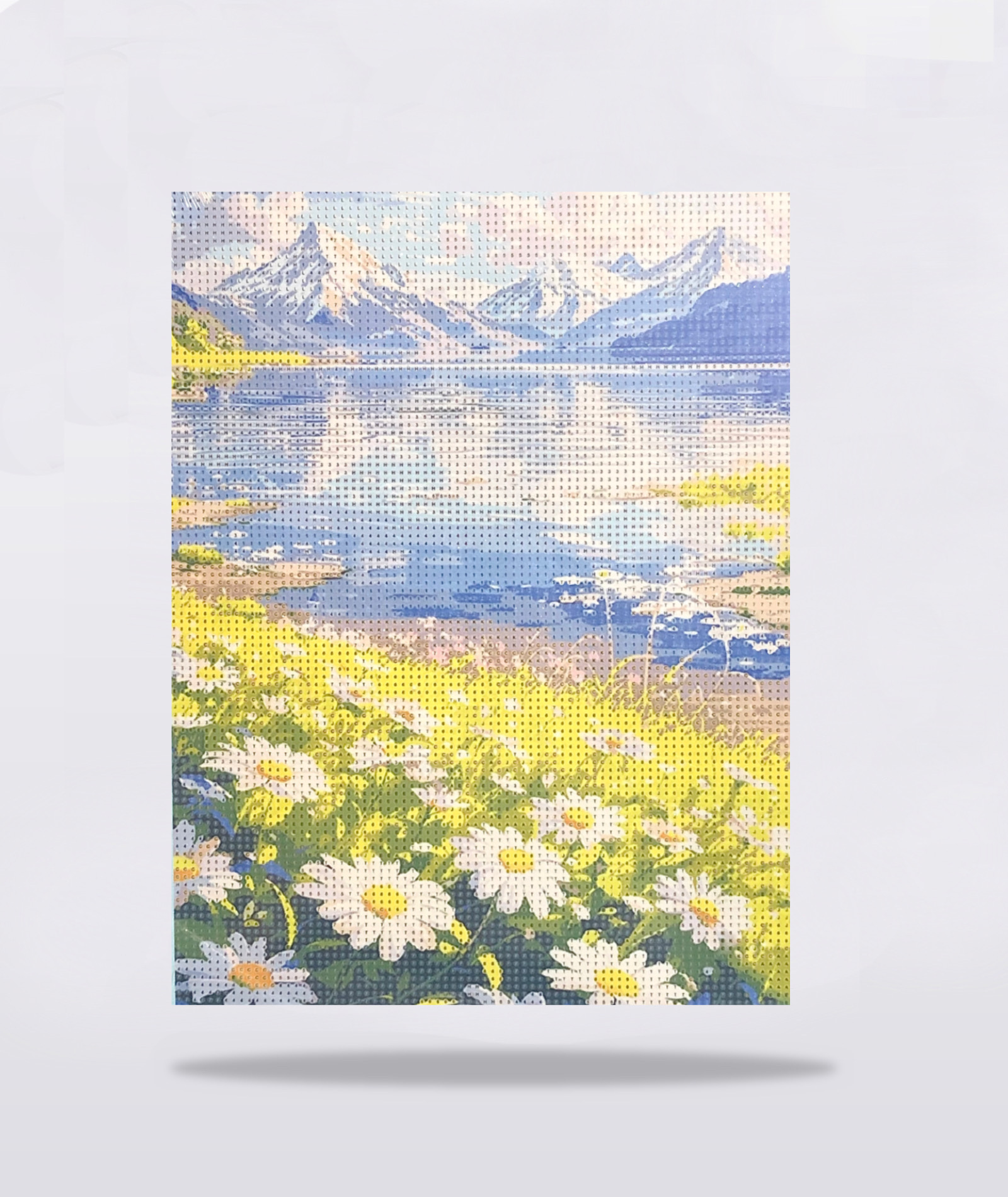 نقاشی الماسی بومی ۳۰ در ۴۰ گل