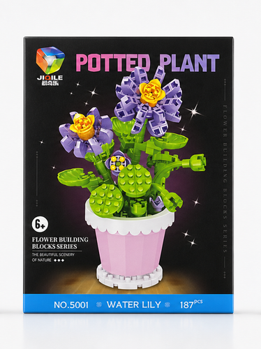لگو گل گلدان مدل بنفشه سری Potted plant